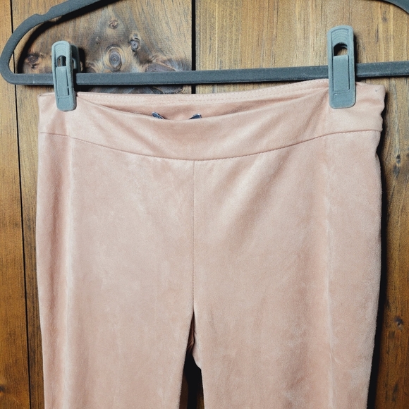 NWT Dusty Pink Vegan Microsuede Leggings - Picture 6 of 15